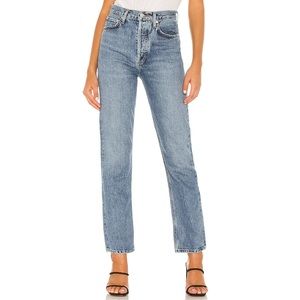 AGOLDE 90’s Pinch Waist High Rise Straight Jeans